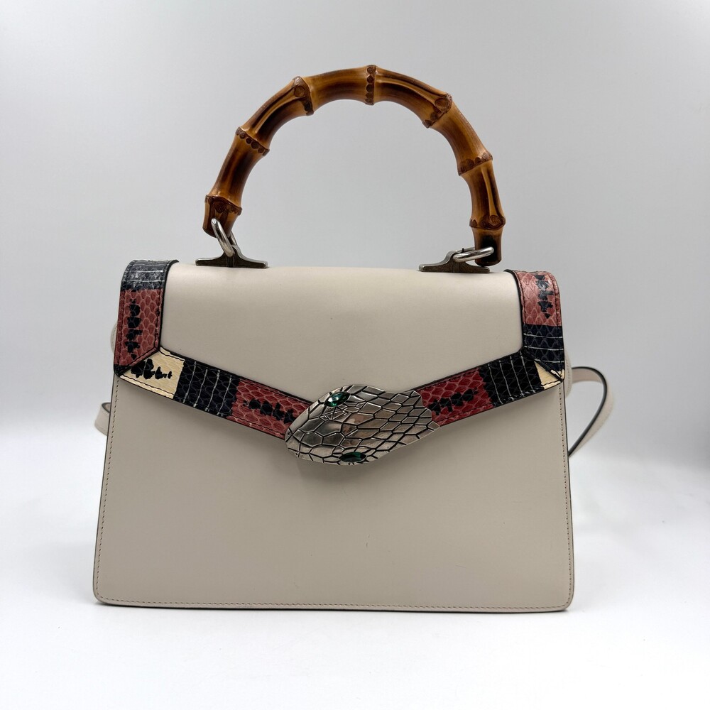 Pre-Owned Gucci Off White Calfskin #236185G14B